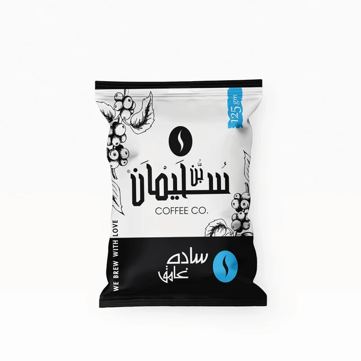 بن سليمان سادة غامق 125 جرام
