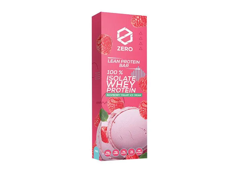 Protein Bar Raspberry ice cream white Chocolate zero